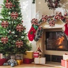 image:imageGeosar 4 Pcs Christmas Buffalo Plaid Bows Decorations 6 Inch Christmas Burlap Gingham Craft Bows Xmas Tree Decorative Wreath Decor for Crafts Xmas Party Birthday DecorBlack and WhiteClassicRed and Green
