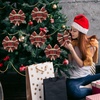 image:imageGeosar 4 Pcs Christmas Buffalo Plaid Bows Decorations 6 Inch Christmas Burlap Gingham Craft Bows Xmas Tree Decorative Wreath Decor for Crafts Xmas Party Birthday DecorBlack and WhiteClassicRed and Green