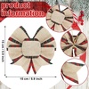 image:imageGeosar 4 Pcs Christmas Buffalo Plaid Bows Decorations 6 Inch Christmas Burlap Gingham Craft Bows Xmas Tree Decorative Wreath Decor for Crafts Xmas Party Birthday DecorBlack and WhiteClassicRed and Green