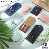 image:imageGeosar 50 Set Travel Manicure Kit Bulk Professional Nail Clippers Pedicure Nail Care Tools Grooming Stainless Steel Set with Portable Travel Case Gift for Christmas Men WomenMulti ColorsMulti Colors