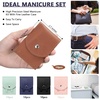 image:imageGeosar 50 Set Travel Manicure Kit Bulk Professional Nail Clippers Pedicure Nail Care Tools Grooming Stainless Steel Set with Portable Travel Case Gift for Christmas Men WomenMulti ColorsMulti Colors