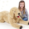 image:imageGeosar 394 Dog Stuffed Animals Plush Soft Cuddly Golden Retriever Plush Toys Large Stuffed Dog Hugging Pillow Gifts for Valentines Kids Girls Boys Birthday5512 Inch