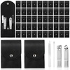 image:imageGeosar 50 Set Travel Manicure Kit Bulk Professional Nail Clippers Pedicure Nail Care Tools Grooming Stainless Steel Set with Portable Travel Case Gift for Christmas Men WomenMulti ColorsBlack