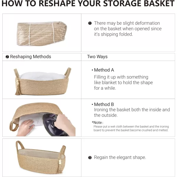 Mkono Small Storage Basket for Toilet Tank Top Boho Bathroom Decor Woven Rope Toilet Paper Tray Back of Toilet Organizer for Shelf Bedroom Living Room Black and White 1 Pack 13quot L x 6quot WBrown