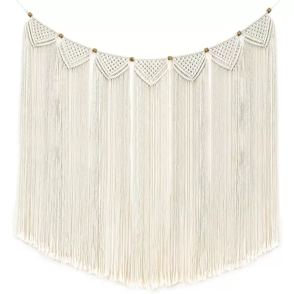 Mkono Large Macrame Wall Hanging Boho Tapestry Woven Bohemian Above Bed Wall Decor Wedding Christmas Backdrop Decoration for Bedroom Living Room Nursery Dorm Apartment Idea Gift 47quot L X 28quot W