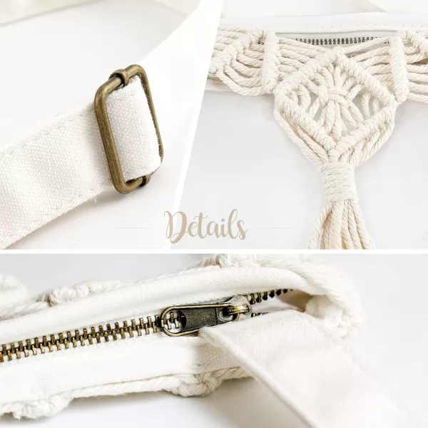 Mkono Clear Bag Stadium Approved for Women Clear Purses Concert Crossbody with Tassel for Sport Events Concert FestivalBeige
