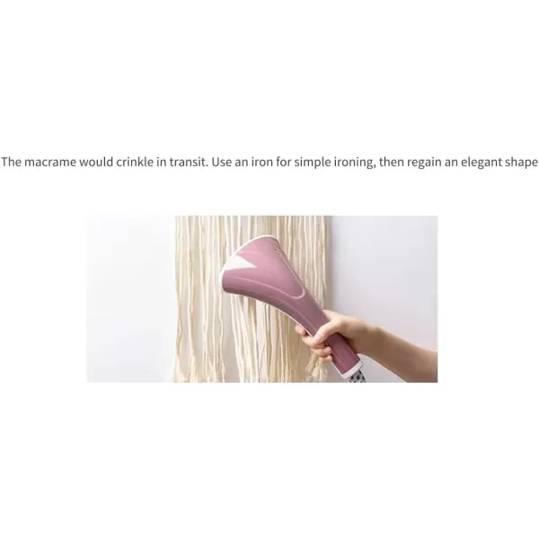 Mkono Macrame Wall Hanging Shelf Boho Decor Wood Floating Shelf for Bedroom Living Room Nursery Bathroom Handmade Woven Rope Storage Rack for Photo Frames Plant Display