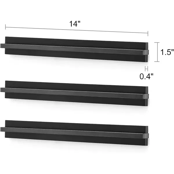 Mkono Wall Mounted Sunglasses Storage Organizer Wood Modern Simple Eyeglasses Display Holder Eyewear Glasses Jewelry Headband Hanging Rack for Entryway Living Room Bedroom Set of 3 WhiteBlack