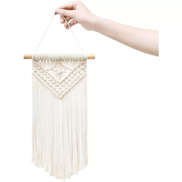 Mkono Small Macrame Wall Hanging 3 Pack Boho Art Woven Wall Decor Home Chic Decoration for Bedroom Living Room Apartment Gallery Christmas Gift 8quot W x 14quot L
