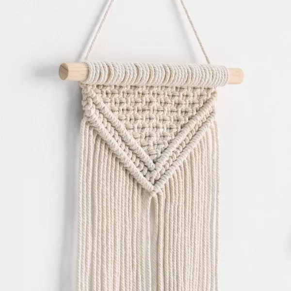 Mkono Small Macrame Wall Hanging 3 Pack Boho Art Woven Wall Decor Home Chic Decoration for Bedroom Living Room Apartment Gallery Christmas Gift 8quot W x 14quot L