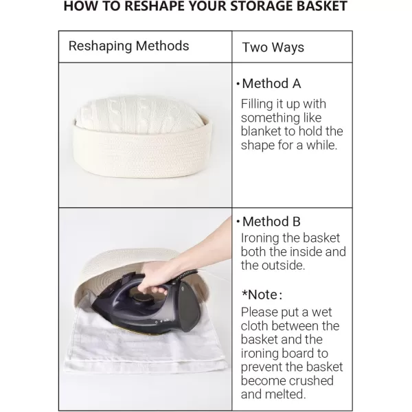 Mkono Small Boho Decor Basket for Bathroom Macrame Cotton Rope Woven Toilet Tank Top Storage Back of Toilet Organizer Tray for Counter Shelf Table Bedroom Living Room Nursery Ivory 1 Pack
