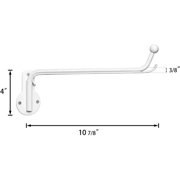 Mkono Wall Mounted Clothes Hanger Rack with Swing Arm Holder Valet Hook Metal Hanging Drying Rack Space Saving for Closet Organizer Laundry Room Bathroom Bedroom 2 Pack BlackWhite