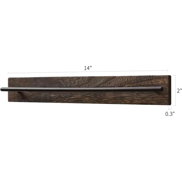 imageMkono Wood Sunglasses Storage Organizer Wall Mounted Eyeglasses Holder Eyewear Display Rack Rustic Home Decor Set of 3 BrownBrown