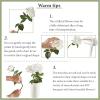 imageMkono Rose Artificial Flowers 10 PCS Fake Rose Bouquet Silk Faux Flowers with Long Stem Realistic Blossom Roses for Home Decor Wedding Party Decorations RedWhite