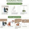 imageMkono Ceiling Hooks for Hanging Plants Swag Hook Plant Wall Hanger Heavy Duty for Hanging Planter Chandeliers Wind Chimes Indoor Outdoor Decorative Hooks 2 Pack White
