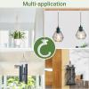 imageMkono Ceiling Hooks for Hanging Plants Swag Hook Plant Wall Hanger Heavy Duty for Hanging Planter Chandeliers Wind Chimes Indoor Outdoor Decorative Hooks 2 Pack White