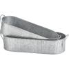 imageMkono Metal Storage Basket for Toilet Tank Top Bathroom Decor Galvanized Tray with Handle for Shelves Farmhouse Toilet Paper Holder Organizing Bin Box for Countertop Living Room Set of 2 BlackSilver