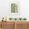imageMkono 4 Packs Small Fake Plants in Farmhouse Galvanized Pots Table Centerpiece Mini Potted Artificial Plants Faux Eucalyptus for Shelf Office Rustic Home Decor WhiteGrey