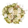 imageMkono Peonies Artificial Flowers 2 Packs 13 Stems Faux Peony Flowers Real Touch Fake Silk Bouquet for Arrangements Dining Table Centerpieces for Kitchen Bridal Wedding Party Decor Light PinkNew Green