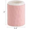 imageMkono Plush Lined Eyeglasses Holder Protective Glasses Holder Stand Case Antiscratch Glasses Storage Organizer PinkPink