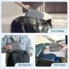 imageMkono Travel Sunglasses Organizer Glasses Case Multiple Pairs with Adjustable Slots Eyeglasses Case Storage Box for Men 8 Slots GrayGray