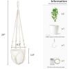 imageMkono Fake Hanging Plant with Lights Artificial Plants for Home Decor Indoor Macrame Plant Hanger with Fake Vines Greenery for Bedroom Bathroom Kitchen Office Decor