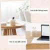 imageMkono Macrame Makeup Brush Holder Boho Organizer Plush Lined Woven Basket Comb Brushes Mini Storage Home Decor for Glasses Pen Pencil Box Container Ivory