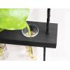 imageMkono Plant Propagation Tubes 3 Tiered Wall Hanging Terrarium with Wooden Stand Flower Vase Test Tube Glass Planter Stations for Hydroponic Cutting Home Garden Office Decor Brown SmallBlack