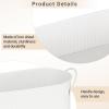 imageMkono Metal Storage Basket for Toilet Tank Top Bathroom Decor Galvanized Tray with Handle for Shelves Farmhouse Toilet Paper Holder Organizing Bin Box for Countertop Living Room Set of 2 WhiteWhite