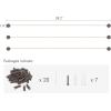 imageMkono Hanging Photo Display Pictures Wall Decor 3 Rope Strings with 20 Clips Multi Pictures Cards Holder Teen Girl Room Wall Art for Bedroom Nursery Dorm Room Birthday Christmas Gift BrownBrown