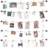 imageMkono Hanging Photo Display Pictures Wall Decor 3 Rope Strings with 20 Clips Multi Pictures Cards Holder Teen Girl Room Wall Art for Bedroom Nursery Dorm Room Birthday Christmas Gift BrownBrown