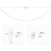 imageMkono Hanging Photo Display with Clips Boho Wooden Bead Garland Banner Collage Card Picture Kids Art Holder String with 10 Clips for Christmas Bedroom Dorm Decor Teen Girl Gifts Mutil 2 PackWhite