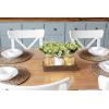 imageMkono Mason Jar Lights Centerpiece Table Decorations for Dining Room Farmhouse Coffee Table Decor Wood Tray with 3 Jars Flowers for Kitchen Living Dining Room Light GreenLight Green