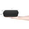 imageMkono Travel Sunglasses Organizer Glasses Case Multiple Pairs with Adjustable Slots Eyeglasses Case Storage Box for Men 3 Slots BlackBlack