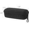 imageMkono Travel Sunglasses Organizer Glasses Case Multiple Pairs with Adjustable Slots Eyeglasses Case Storage Box for Men 2 Slots BlackBlack