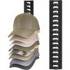 imageMkono Hat Organizer for Baseball Caps 1 Pack Hat Rack for Wall Hold Up to 15 Hats Hat Holder On Wall Ball caps Storage Organizer Display for Door Closet Entryroom Laundry Cap Organization