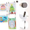 imageMkono Art Display for Kids Artwork 59quot L Hanging Rope Boho Wall Decor with 34 Clips Kids Art Collage Pictures Holder Wall Hanging Decoration for Room Bedroom Playroom Classroom BrownDark Brown