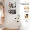 imageMkono Hat Rack for Wall Hat Organizer for Baseball Caps Hanger with 20 Hooks Modern Metal Hat Holder WallMounted Ball Caps Display for Closet Door Bedroom Entryroom Laundry Set of 2