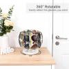 image:imageMkono 360 Rotating Sunglasses Organizer Eyeglasses Holder Stand Metal Frame with Wood Base Tray Storage Display Rack for up to 12 Pairs of Eyewear for Table Dresser Desk Bedroom