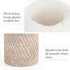 image:imageMkono Glasses Holder for Nightstand Rattan Protective Glasses Stand for Glass Eyeglass Organizer Holder for Desk TableWhite