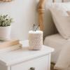 image:imageMkono Glasses Holder for Nightstand Rattan Protective Glasses Stand for Glass Eyeglass Organizer Holder for Desk TableWhite