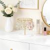 image:imageMkono Bracelet Holder Gold Bracelet Display Stand with Tray Metal Jewelry Organizer with 40 hooks Modern Storage Rack for KeyChain Accessories Selling Bedroom Decor Dressing Table