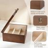 image:imageMkono Trading Card Storage Box Holds 1800 Cards with 10 Colorful Dividers amp 3 Card Supporters 3 Row Wooden Commander Deck Case Holder Organizer Fits for MTG YGO TCG PTCG and Sport Cards