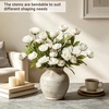 image:imageMkono 6 Pcs Peony Artificial Flowers 27 Faux Flowers for Vase Silk Flower Bouquet with Stems Fake Floral Arrangements Dining Table Centerpieces for Home Kitchen Party Decor