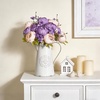 image:imageMkono Peonies Artificial Flowers 2 Packs 13 Stems Faux Peony Flowers Real Touch Fake Silk Bouquet for Arrangements Dining Table Centerpieces for Kitchen Bridal Wedding Party 2 Mixed WhitePurple
