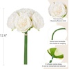 image:imageMkono Peony Artificial Flowers 2 Packs 10 Heads Fake Peonies Flowers with Stems Real Touch Faux Silk Floral Arrangements for Home Table Decoration Party Bride Bouquet Wedding Gifts
