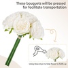 image:imageMkono Peony Artificial Flowers 2 Packs 10 Heads Fake Peonies Flowers with Stems Real Touch Faux Silk Floral Arrangements for Home Table Decoration Party Bride Bouquet Wedding Gifts