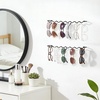 image:imageMkono 2 Pack Sunglasses Organizer Wall Mounted Sunglass Holder Modern Metal Eyeglass Storage Hanging Eyewear Display EntrywayBlack