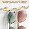 image:imageMkono 2 Pack Sunglasses Organizer Wall Mounted Sunglass Holder Modern Metal Eyeglass Storage Hanging Eyewear Display EntrywayGold