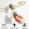 image:imageMkono 2 Pack Sunglasses Organizer Wall Mounted Sunglass Holder Modern Metal Eyeglass Storage Hanging Eyewear Display EntrywayGold